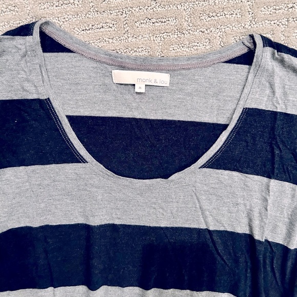 Monk & Lou Striped T - Picture 2 of 2
